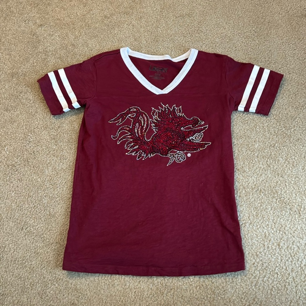 Gamecock Rhinestone Top